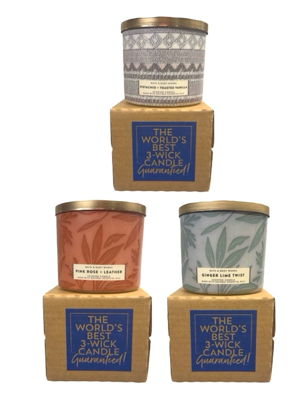 3 Bath and Body Works Candle